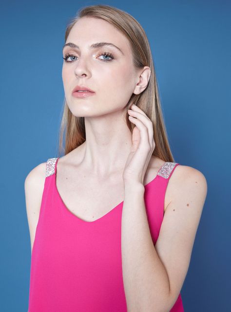Blusa Detalle Brillos en Pabilos-2