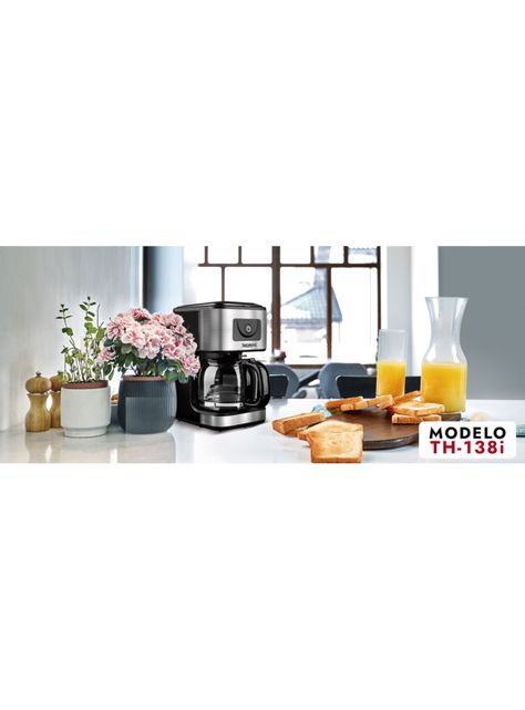 Cafetera de Filtro de 12 Tazas TH-138i-8