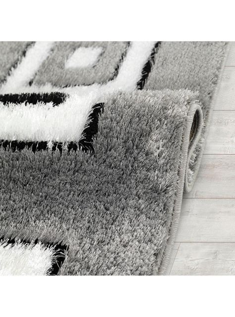 Alfombra Pasillo Gris 60 x 210 cm Geométrico-1