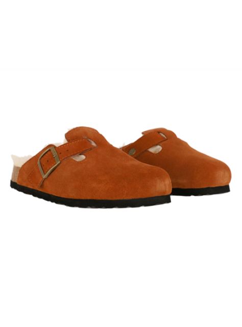 Babucha Slipper Cuero Mujer-1