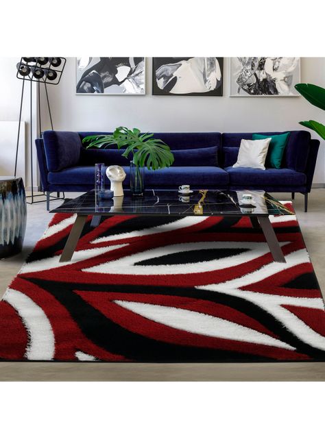 Alfombra Exclusive 4062 Roja 150 x 200 cm-2