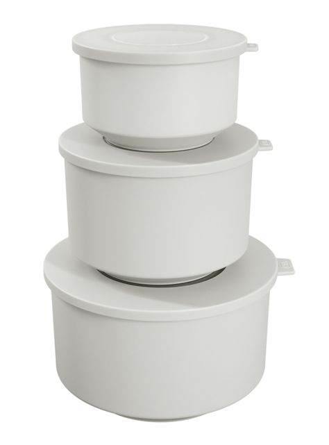 Juego 3 Potes Redondos con Tapa Blanco-0
