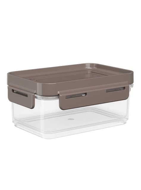 Pote Contenedor Hermético Tapa Flap 250 Ml Gris-0
