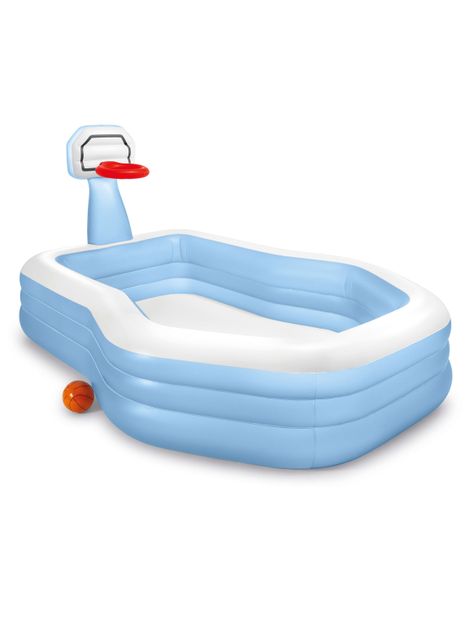 Piscina Familiar Shootin Hoops 257 x 188 x 135 cm Celeste-0
