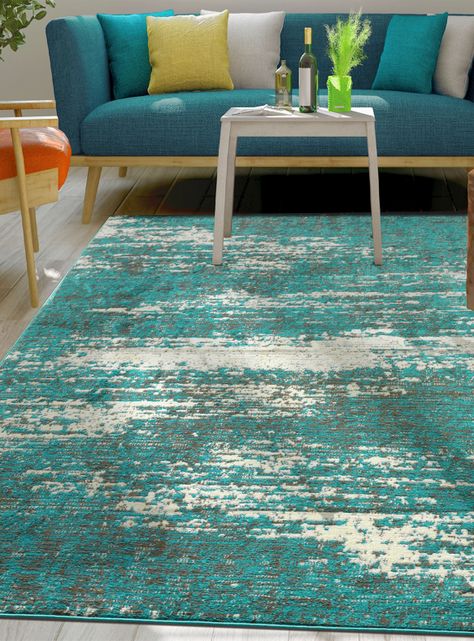 Alfombra Arizona 530 Azul 200 x 290 cm-5
