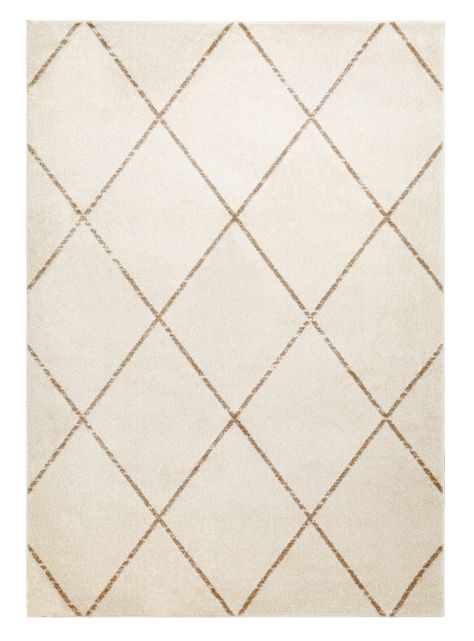 Alfombra Florida Beige 120 x 180 cm Rombos Café-0