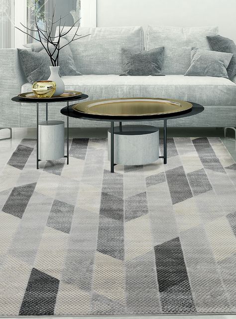 Alfombra Babil Gris 240 x 340 cm-5