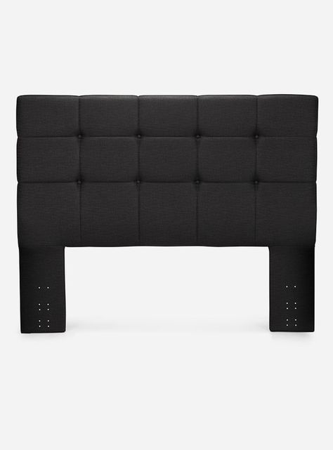 Cama Europea Tempo 2 Plazas Base Dividida + Respaldo Issey Grafito-2