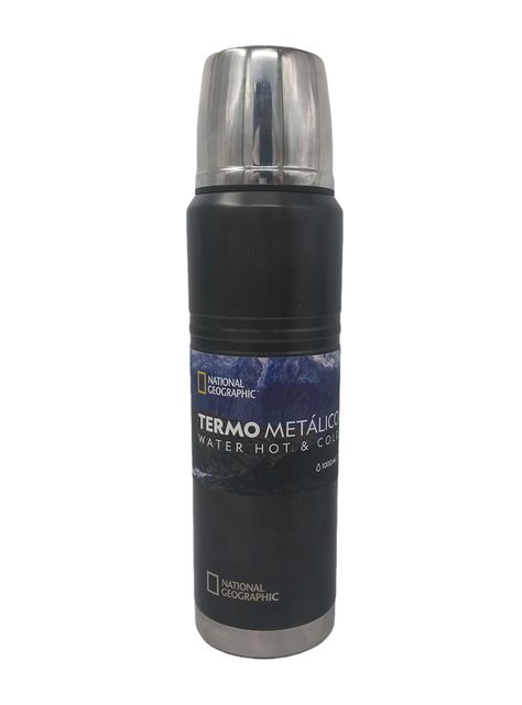 Termo Negro Metálico 1 Litro-0