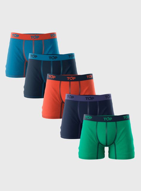 Boxer Algodón Color 1-0
