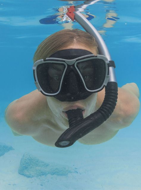 Set Máscara Snorkel 43 Gris-1
