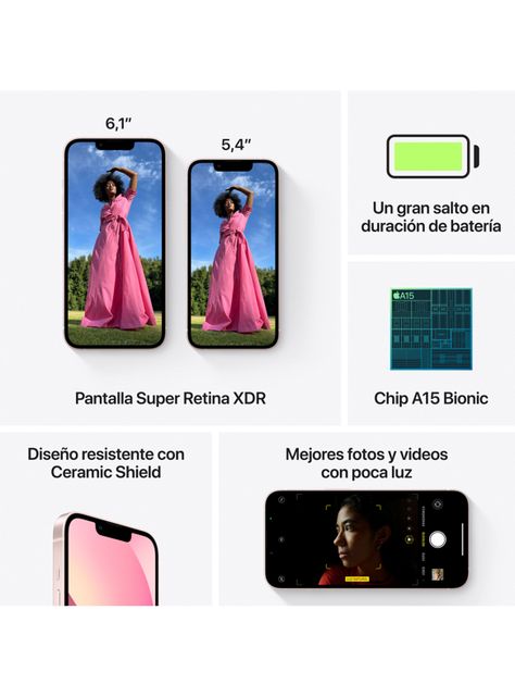 iPhone 13 de 128GB Rosado-7