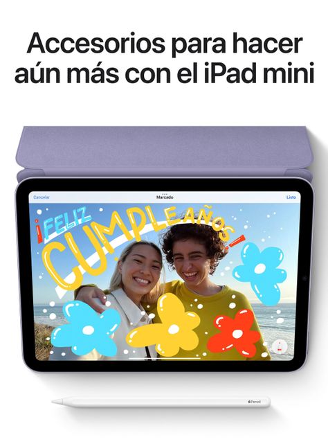 iPad Mini 8.3" de 6° Generación Wi-Fi 64GB Color Blanco Estelar-6