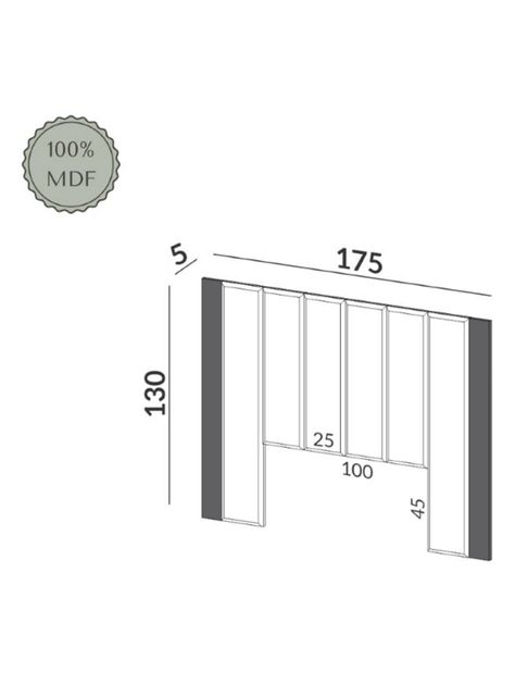 Respaldo King TW194 Café-1
