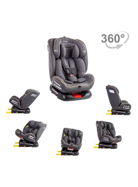 Silla de Auto Convertible Isofix Supra 360° Dark Grey-6