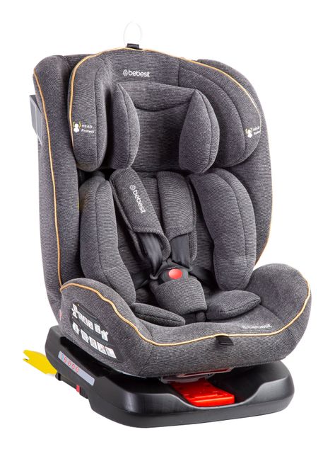 Silla de Auto Convertible Isofix Supra 360° Dark Grey-0