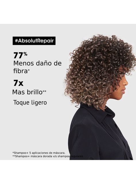Set Reparación Cabello Dañado Absolut Repair Shampoo 300 ml + Aceite 90 ml-4