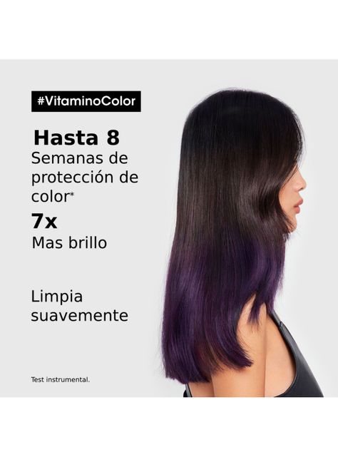 Set Cuidado del Color Cabello Tinturado Vitamino Color Shampoo 300 ml + Spray 190 ml-4
