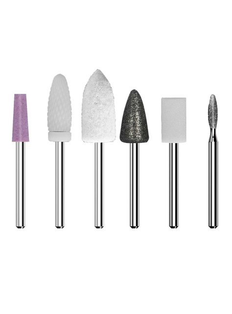 Set 6 Cabezales Manicure Recargable BV-006-2
