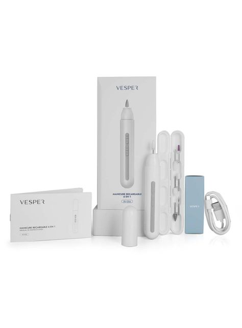 Set 6 Cabezales Manicure Recargable BV-006-1