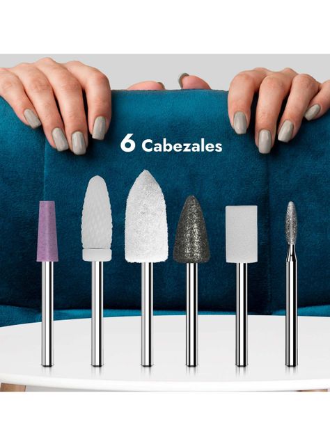 Set 6 Cabezales Manicure Recargable BV-006-5