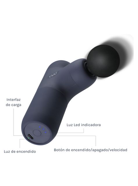 Pistola de Masaje Recargable Portátil-2