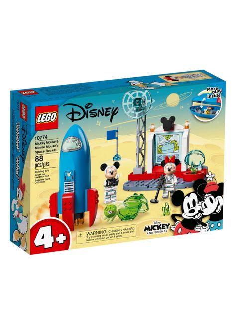 Bloque Lego Cohete Espacial De Mickey Mouse Y Minnie Mouse-0