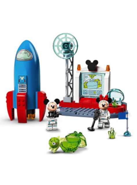 Bloque Lego Cohete Espacial De Mickey Mouse Y Minnie Mouse-1