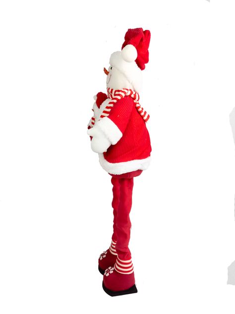 Muñeco Mono Nieve Extendible Rojo 107 cm-1