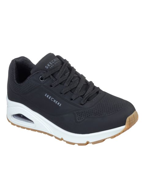 Zapatilla Uno - Stand On Air Negro Mujer-2