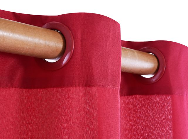 Cortina Estonia Rojo 140 x 230 cm Dib-2