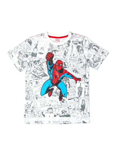 Polera Manga Corta Estampado Figura Comics-0
