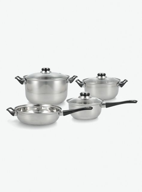 Batería Cocina 7 Piezas Acero-0