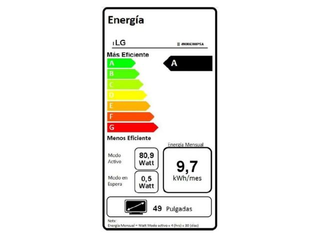 LED Smart TV LG 49" UHD 4K 49UK6200-4