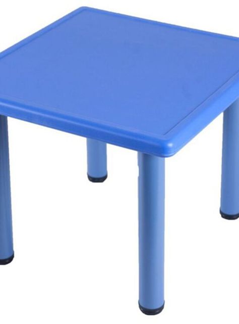 Mesa Infantil Cuadrada Azul-1