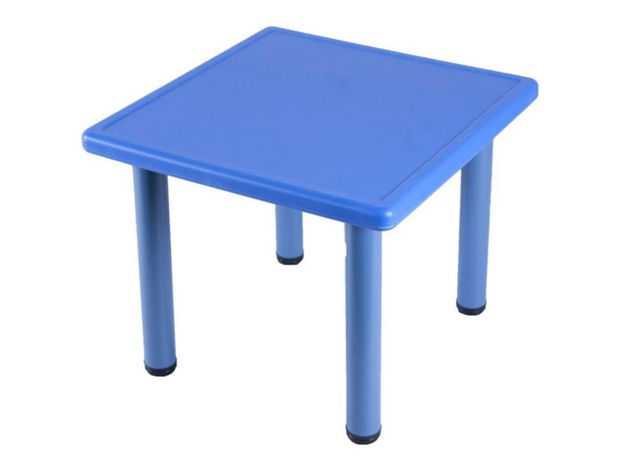 Mesa Infantil Cuadrada Azul-0