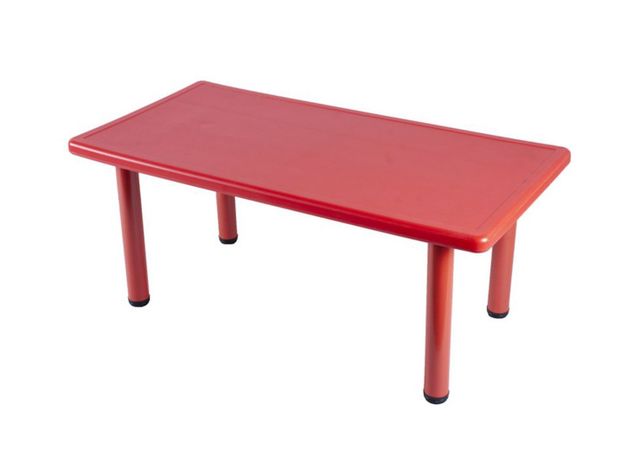 Mesa Rectangular Rojo-1