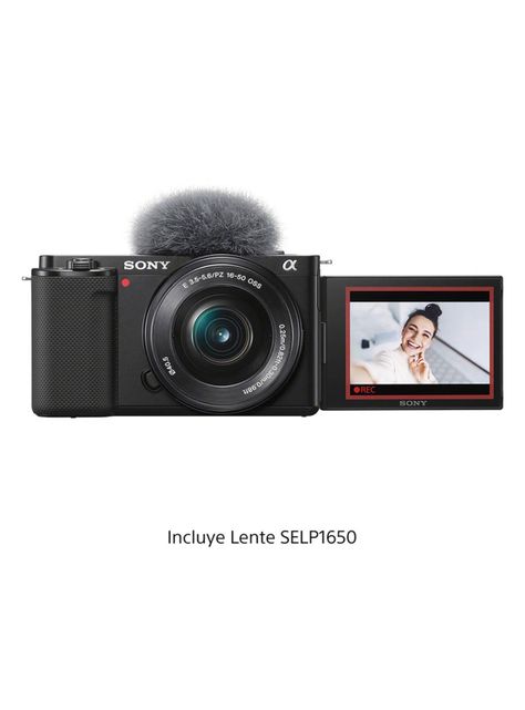 Cámara Digital Lente Intercambiable para Vloggers ZV-E10L-0