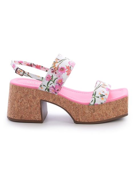 Sandalia de Vestir Print Floral Mujer-0