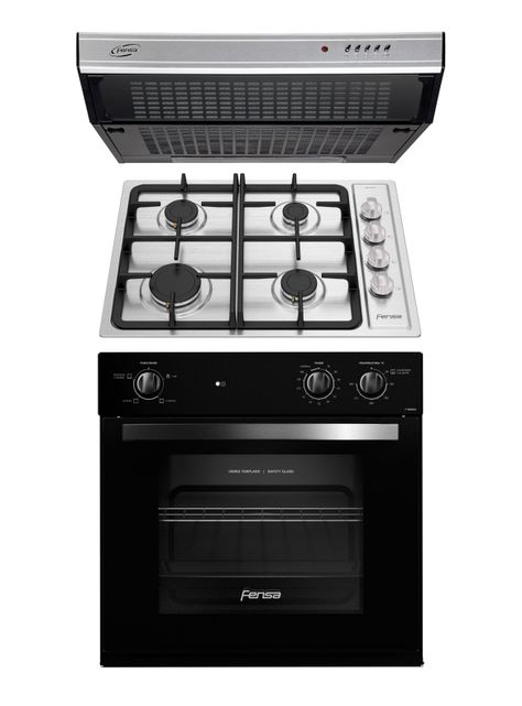 Kit Empotrable Horno F 1060NA + Encimera 4HF + Campana U6160-0