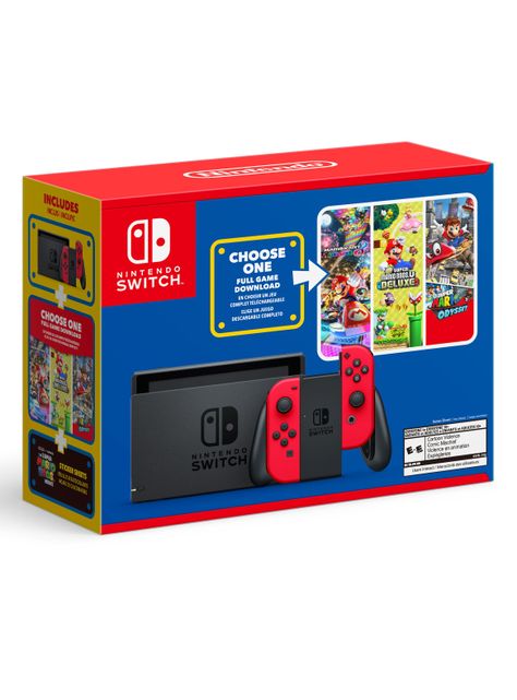 Consola Nintendo Switch + Mario Choose One Bundle-0