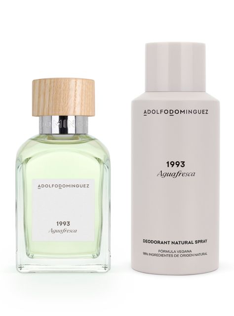 Set Perfume Adolfo Domínguez Agua Fresca 1993 EDT Hombre 120 ml + Desodorante 150 ml-0