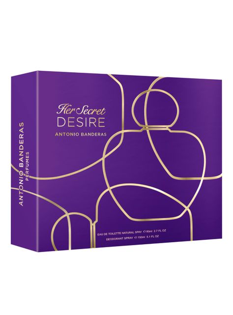 Set Perfume Set Her Secret Desire EDT Mujer 80 ml + Desodorante 150 ml-1