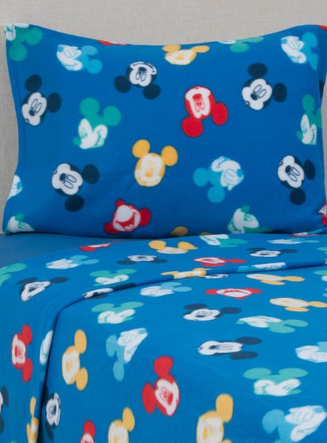 Juego de Sábanas Polar Mickey Colores 1.5 Plazas-0