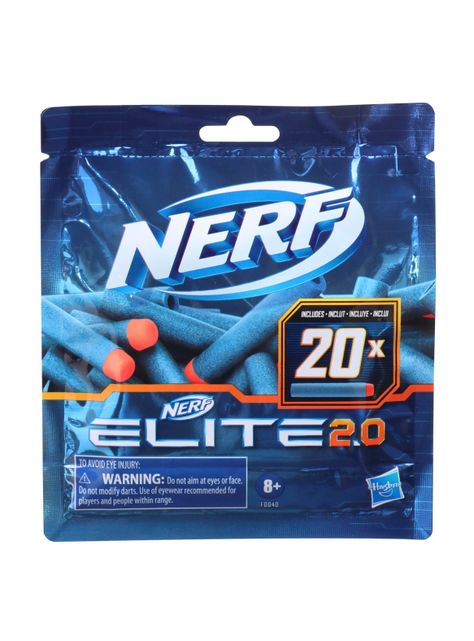 Lanzador Nerf Elite 2.0 Repuesto 20 Dardos-0