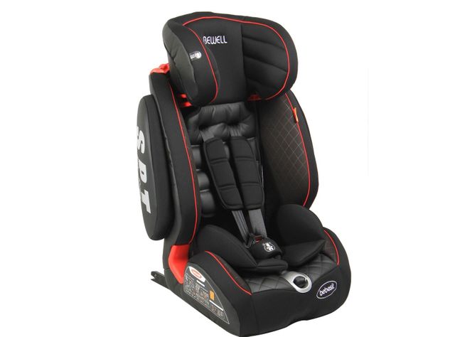 Silla de Auto Butaca Bewell Isofix Roja Bebesit-0