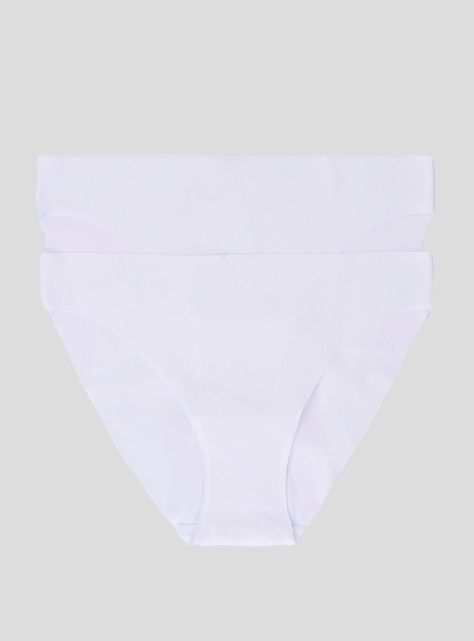 Pack 2 Calzones Invisible Hipster Blanco Women'Secret-0