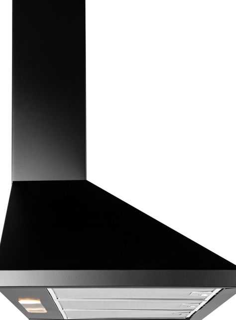 Campana Decorativa Mural DBB90 90 cm Negra-3