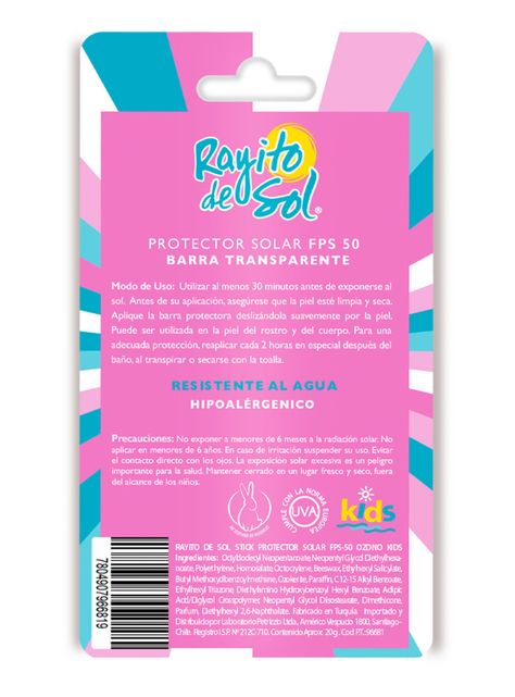 Protector Solar Kids en Barra SPF50 20 g-2