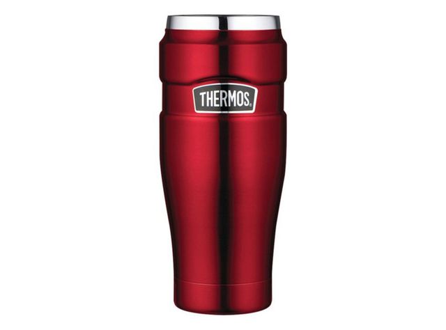 Termo Mug Acero Inoxidable 470 ml Rojo-0